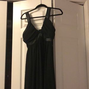 Black floor length gown